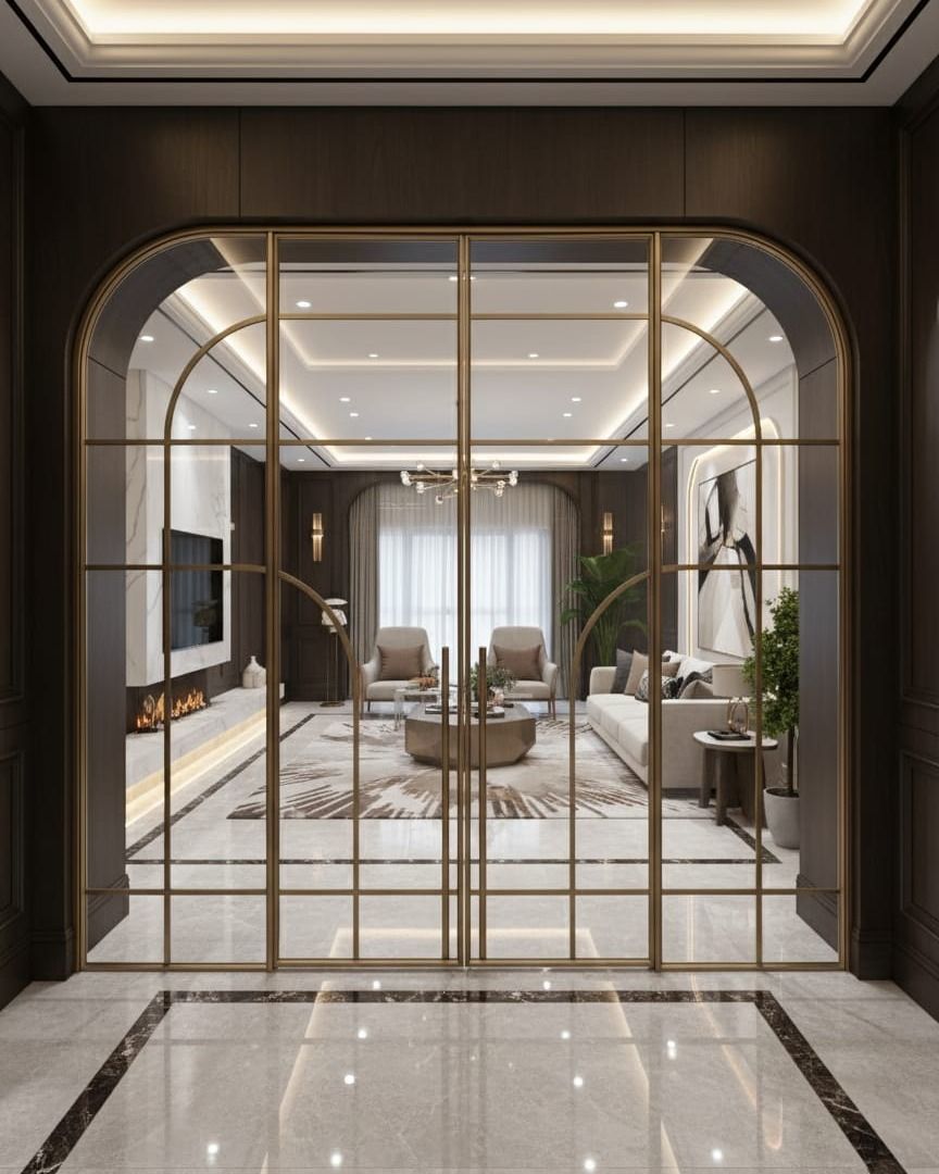 Modern interior door