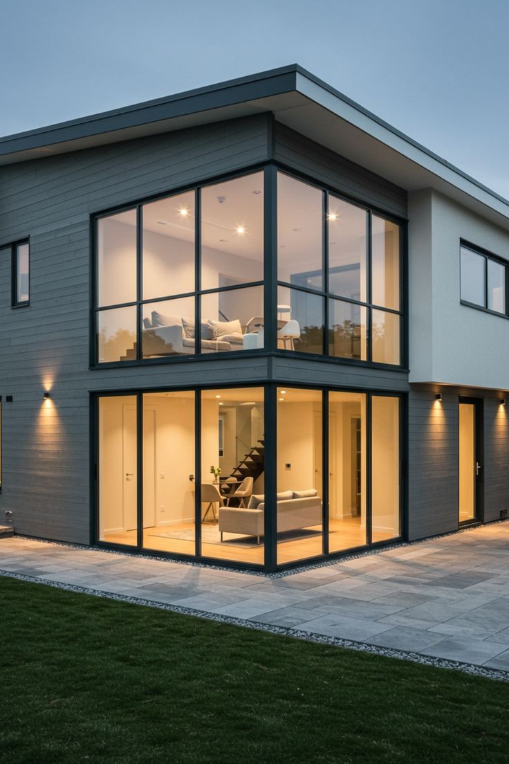 Modern aluminium window project